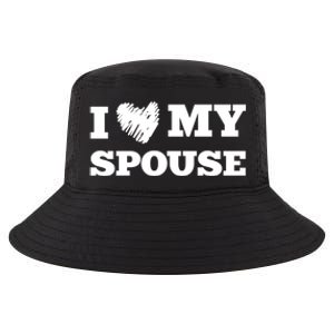 I Love My Spouse Favorite Family Member Valentines Cute Gift Cool Comfort Performance Bucket Hat