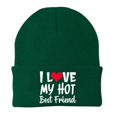 I Love My Hot Best Friend Design, I Heart My Best Friend BFF TShirt Knit Cap Winter Beanie