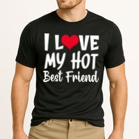 I Love My Hot Best Friend Design, I Heart My Best Friend BFF TShirt Cooling Performance Crew T-Shirt