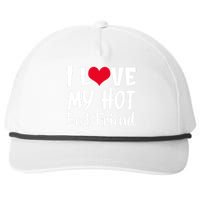 I Love My Hot Best Friend Design, I Heart My Best Friend BFF TShirt Snapback Five-Panel Rope Hat