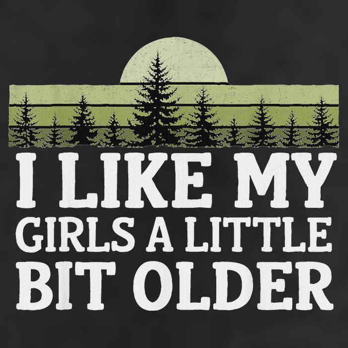 I Like My Girl A Little Bit Older 7 Panel Mesh Trucker Snapback Hat