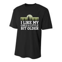 I Like My Girl A Little Bit Older Youth Performance Sprint T-Shirt