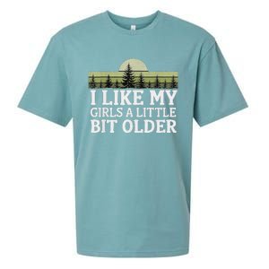 I Like My Girl A Little Bit Older Sueded Cloud Jersey T-Shirt