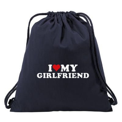 I Love My Hot Friend I Heart My Hot Friend Gf Drawstring Bag