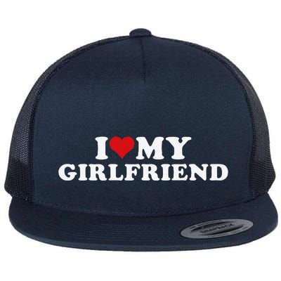 I Love My Hot Friend I Heart My Hot Friend Gf Flatbill Hat