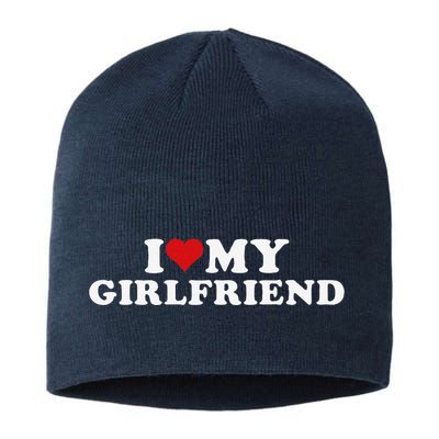 I Love My Hot Friend I Heart My Hot Friend Gf Sustainable Beanie