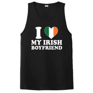 I Love My Irish Boyfriend I Heart My Irish Boyfriend Funny St Patricks Day PosiCharge Competitor Tank