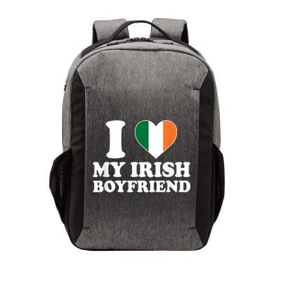 I Love My Irish Boyfriend I Heart My Irish Boyfriend Funny St Patricks Day Vector Backpack
