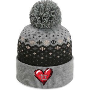 I Love My Daughter Awesome Like My Daughter Gift The Baniff Cuffed Pom Beanie