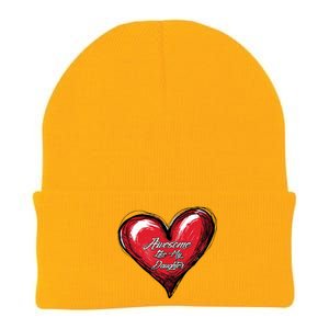 I Love My Daughter Awesome Like My Daughter Gift Knit Cap Winter Beanie