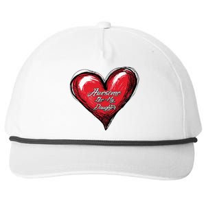 I Love My Daughter Awesome Like My Daughter Gift Snapback Five-Panel Rope Hat