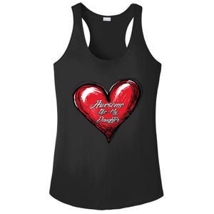 I Love My Daughter Awesome Like My Daughter Gift Ladies PosiCharge Competitor Racerback Tank