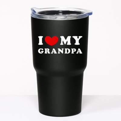 I Love My Grandpa I Heart My Grandpa Tumbler
