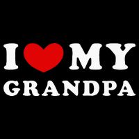 I Love My Grandpa I Heart My Grandpa Zip Tote Bag