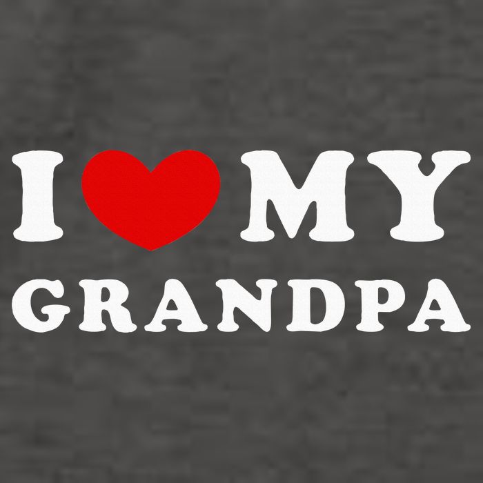 I Love My Grandpa I Heart My Grandpa Vector Backpack