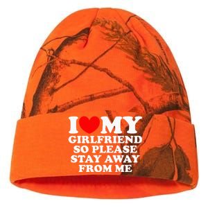 I Love My Girlfriend So Please Stay Away From Me Kati Licensed 12" Camo Beanie