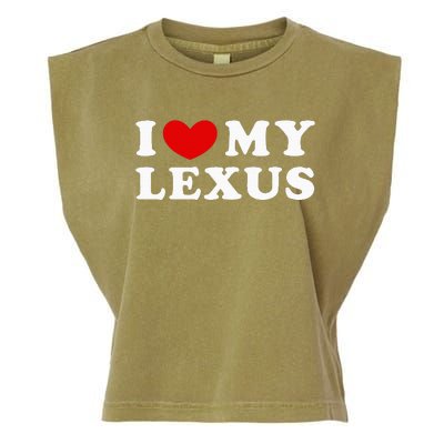 I Love My Lexus Garment-Dyed Women's Muscle Tee