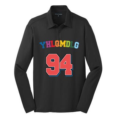 I Love Music 94 Silk Touch Performance Long Sleeve Polo