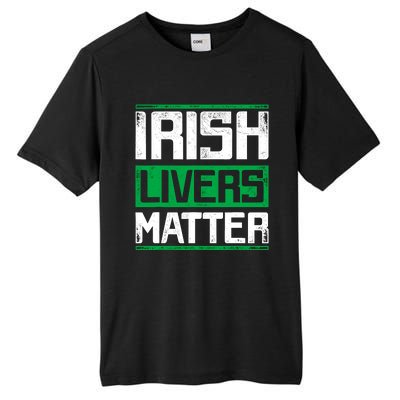 Irish Livers Matter St Patricks Day Tall Fusion ChromaSoft Performance T-Shirt