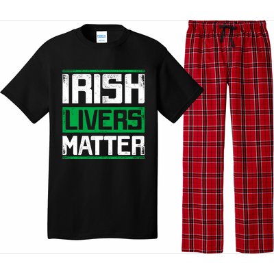 Irish Livers Matter St Patricks Day Pajama Set