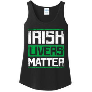 Irish Livers Matter St Patricks Day Ladies Essential Tank