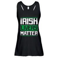 Irish Livers Matter St Patricks Day Ladies Essential Flowy Tank