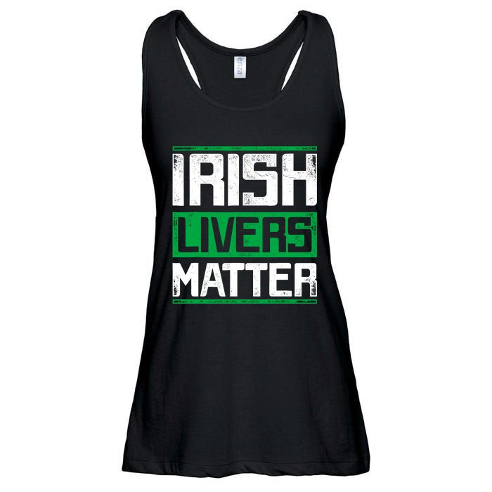 Irish Livers Matter St Patricks Day Ladies Essential Flowy Tank