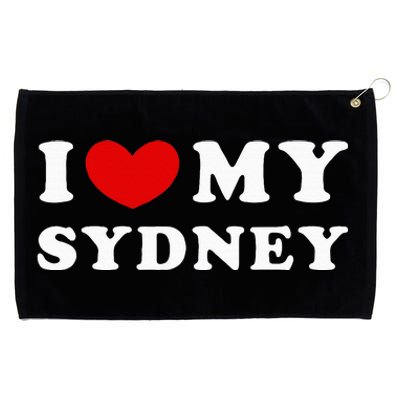 I Love My Sydney Grommeted Golf Towel