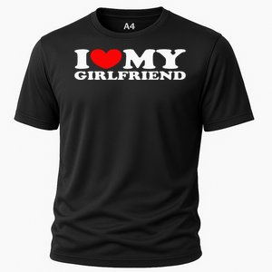 I Love My Girlfriend I Heart My Girlfriend Cooling Performance Crew T-Shirt