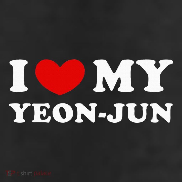 I Love My Yeonjun I Heart My Yeonjun 7 Panel Mesh Trucker Snapback Hat