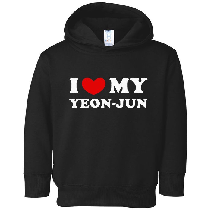 I Love My Yeonjun I Heart My Yeonjun Toddler Hoodie