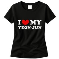 I Love My Yeonjun I Heart My Yeonjun Womens T-Shirt
