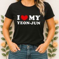 I Love My Yeonjun I Heart My Yeonjun Womens T-Shirt