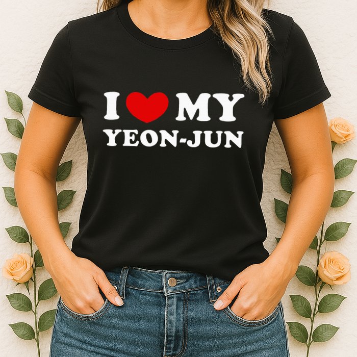 I Love My Yeonjun I Heart My Yeonjun Womens T-Shirt