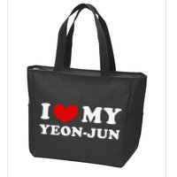 I Love My Yeonjun I Heart My Yeonjun Zip Tote Bag