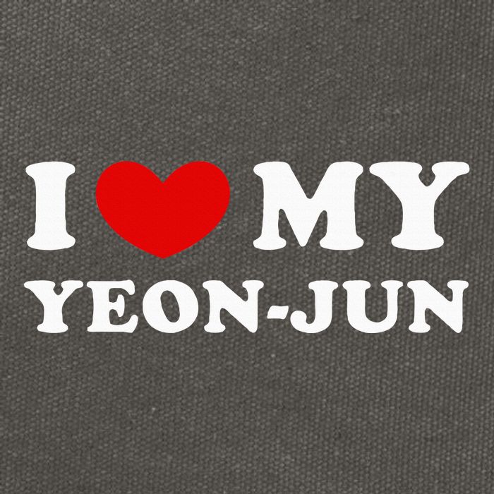 I Love My Yeonjun I Heart My Yeonjun Cotton Canvas Backpack