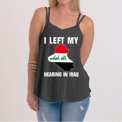 I Left My Hearing In Iraq Women's Strappy Tank