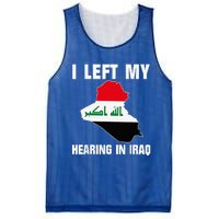 I Left My Hearing In Iraq Mesh Reversible Basketball Jersey Tank