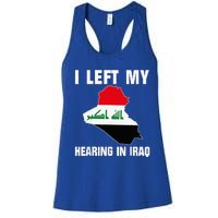 I Left My Hearing In Iraq Women's Racerback Tank