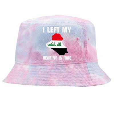 I Left My Hearing In Iraq Tie-Dyed Bucket Hat