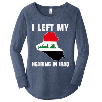 I Left My Hearing In Iraq Women's Perfect Tri Tunic Long Sleeve Shirt