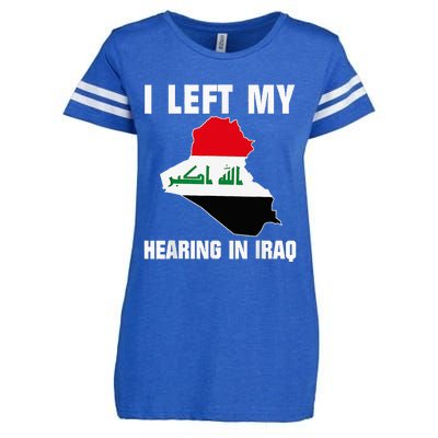 I Left My Hearing In Iraq Enza Ladies Jersey Football T-Shirt