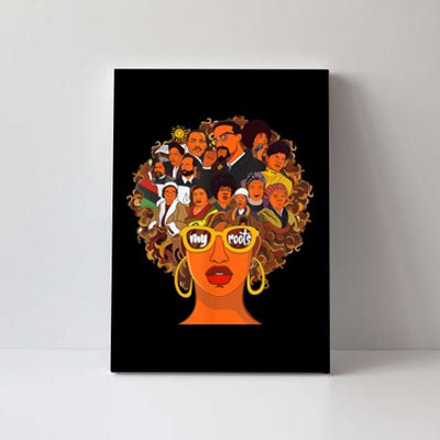 I Love My Roots Back Powerful Black History Month Dna Pride Canvas