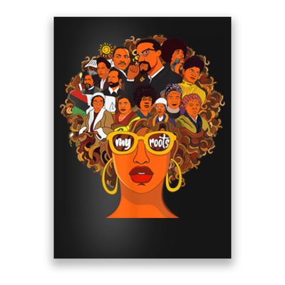 I Love My Roots Back Powerful Black History Month Dna Pride Poster