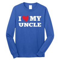 I Love My Uncle Favorite Family Member Valentines Oncle Cool Gift Long Sleeve Shirt