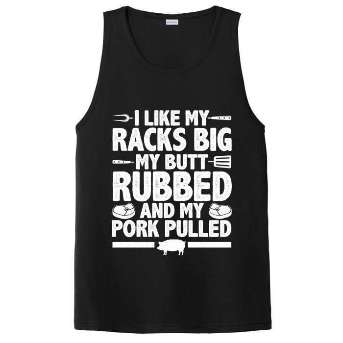 I Like My Butt Rubbed And My Pork Pulled PosiCharge Competitor Tank
