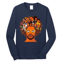 I Love My Roots Back Powerful Black History Month Dna Pride Design Long Sleeve Shirt