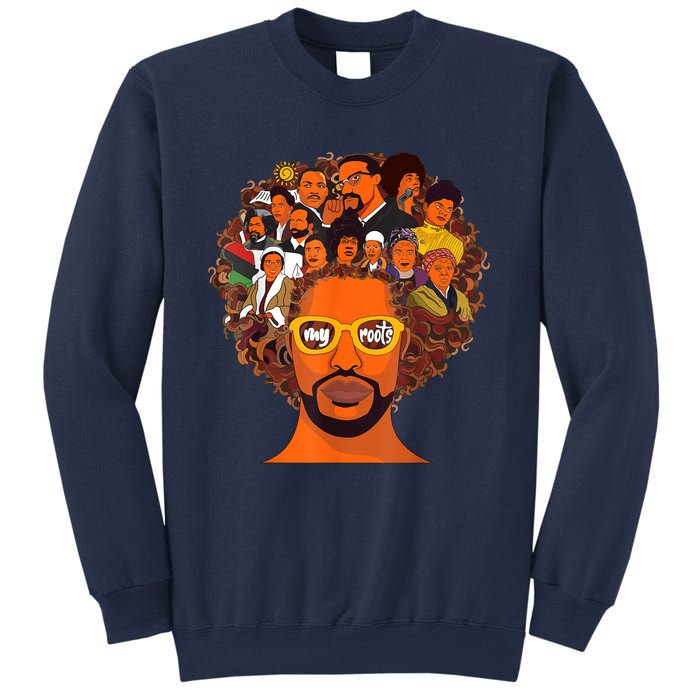 I Love My Roots Back Powerful Black History Month Dna Pride Design Sweatshirt