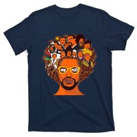 I Love My Roots Back Powerful Black History Month Dna Pride Design T-Shirt