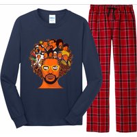 I Love My Roots Back Powerful Black History Month Dna Pride Design Long Sleeve Pajama Set